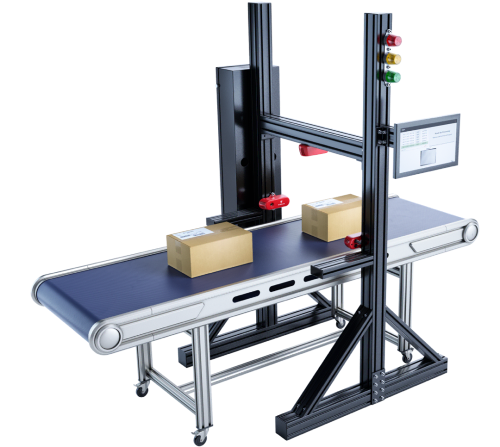 Scans, Tracks and INSPECTS High Volume Packages  Entering and Leaving the Warehouse