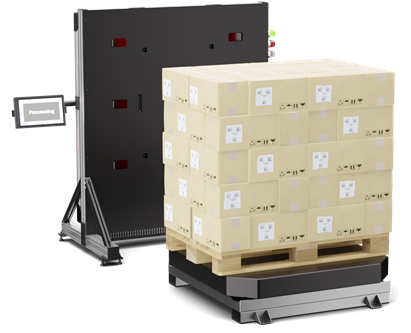 How to scan 4 sides to a pallet quickly and reliably