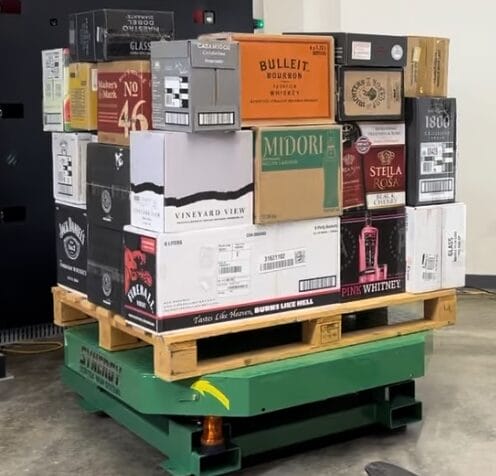 Mixed SKU 4-sided pallet scanning