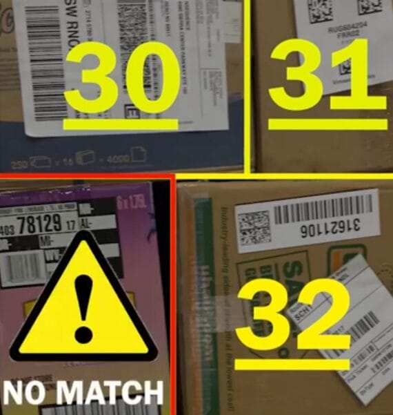 Verification and validation of pallet contents