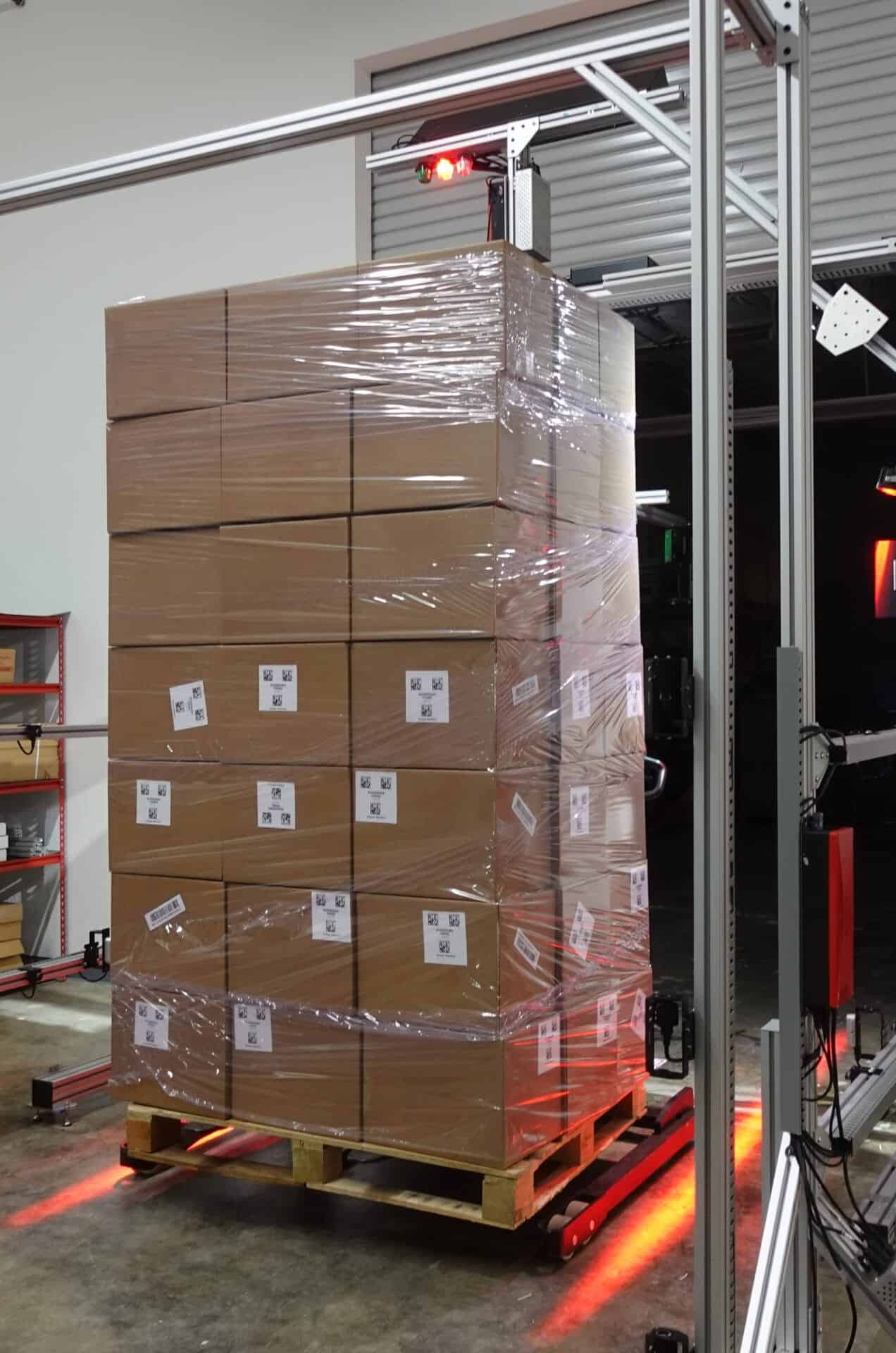 drive through pallet dimensioning
