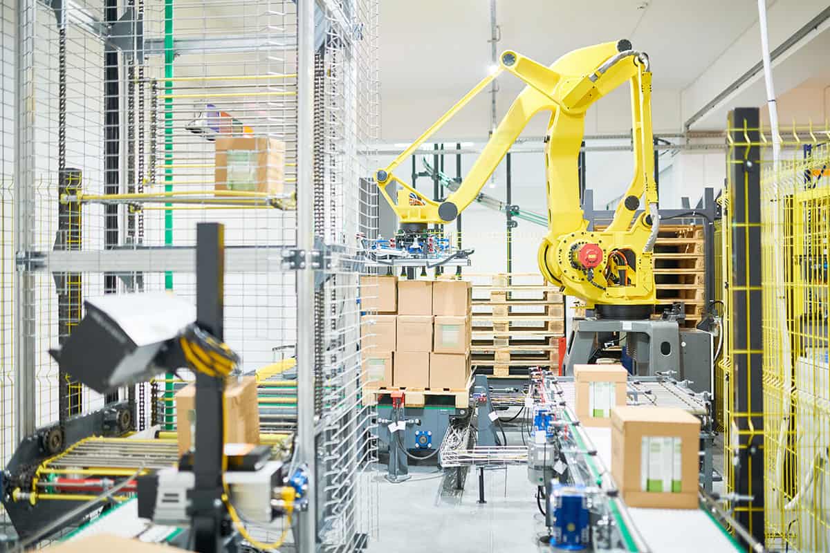 Pallet Tracking System: IoT vs. AI Vision in 3PL Warehouses 5 interior of packaging department