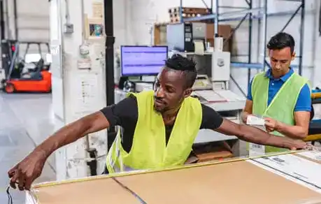 Warehouse Receiving 4 manual pallet dimensioning