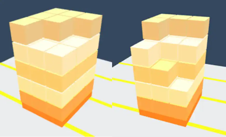 Figure 3 Cases picked from the front of a pallet