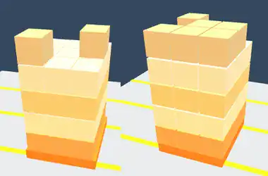 Figure 4.0 Cases picked from the back of a pallet