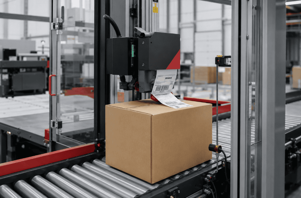Automating Inbound Parcel Identification and Internal Labeling 4 Figure 1 Automated Print Apply Station