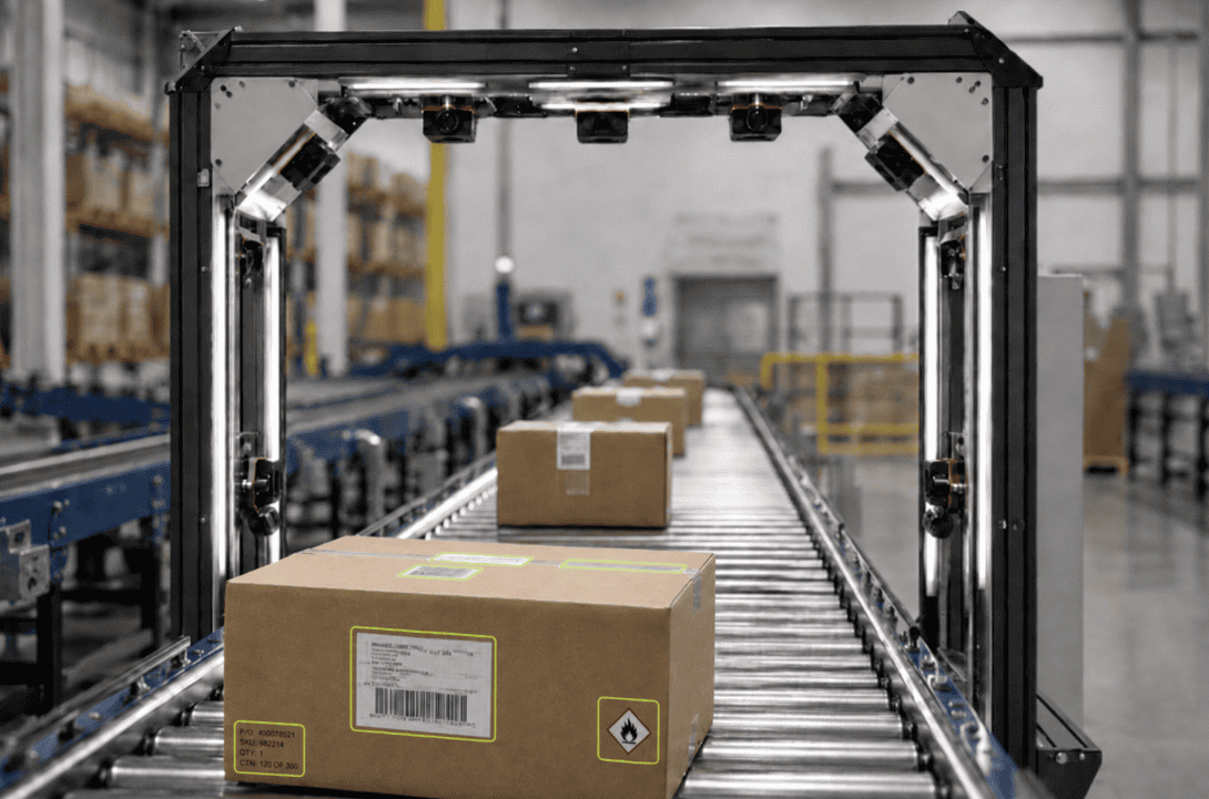 Automating Inbound Parcel Identification and Internal Labeling 3 downstream workflow